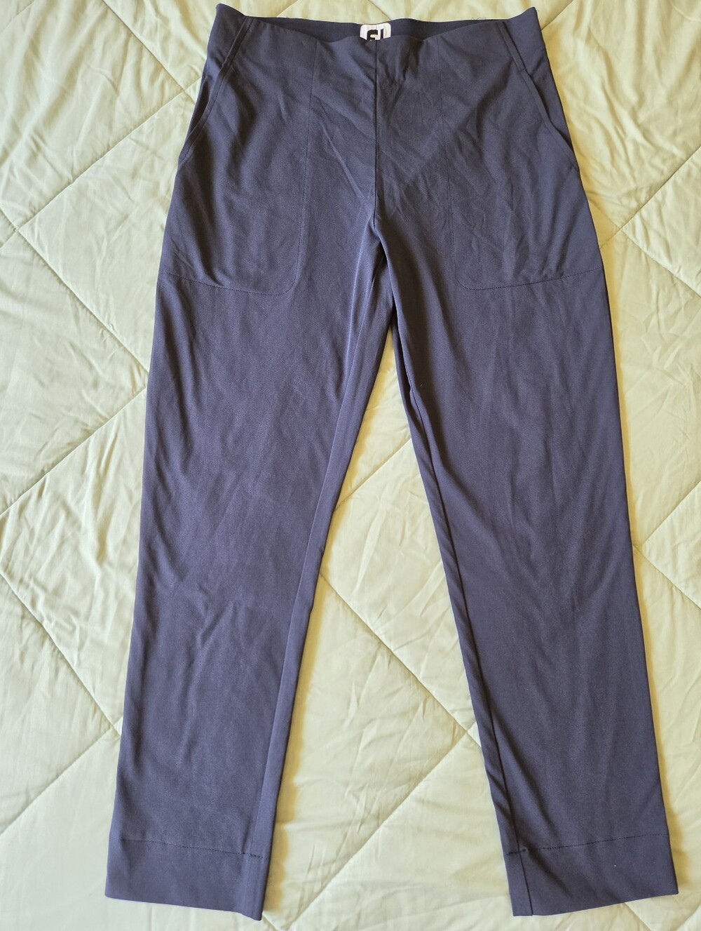 FootJoy FJ Navy Sorona Stretch Lightweight Ankle Golf Pants Medium M UK 12